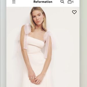 Reformation Kairo Dress Ivory